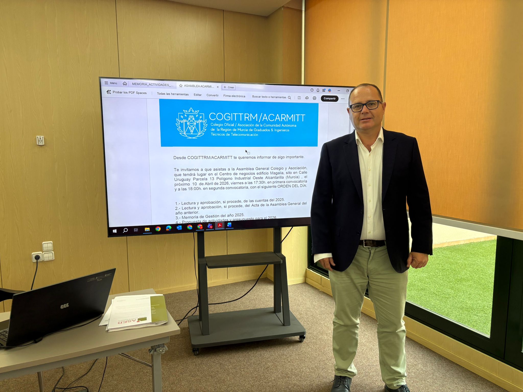 Celebrada la Asamblea General de ACARMITT/COGITTRM correspondiente al ejercicio 2025